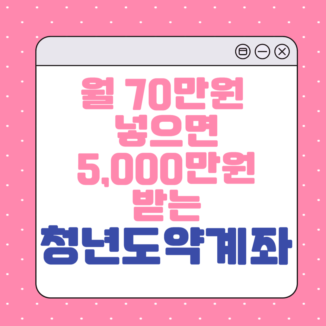 연6% 금리에 51만명 개설한 ‘월70만원 넣으면 5000만원 받는’ 청년도약계좌 가입 조건 가입 방법